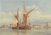Battery bomb-proof near Gillingham on the Medway - Edward William Cooke — artwork view