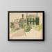 Studienarchitektur II - Edwin Austin Abbey — gerahmtes Bild an der Wand