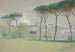 Paesaggio di Castel Fusano vasta prato e alberi - Edwin Austin Abbey — vista dell’opera