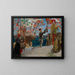 Colomb im Neuen Land - Edwin Austin Abbey — gerahmtes Bild an der Wand