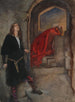 Hamlet Jetzt könnte ich es machen, jetzt, wo er betet. Akt III Szene iii Hamlet - Edwin Austin Abbey — Ansicht des Kunstwerks