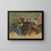 Skizze von Frauen in einem Interieur - Edwin Austin Abbey — gerahmtes Bild an der Wand