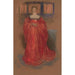 Reproduktion des Gemäldes Studie einer Frau in Renaissance-Kleidung - Edwin Austin Abbey