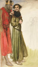 Scène shakespearienne non identificata - Edwin Austin Abbey — vista dell’opera