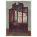 Reproduktion des Gemäldes Bibliothek mit geschnitztem Chippendale-Stil - Edwin Foley