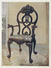 Sedia del presidente Chippendale scolpita - Edwin Foley — vista dell’opera