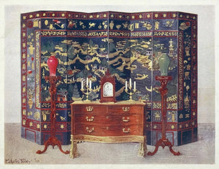 Edwin Foley - Curved commode tableChippendale under French influence.webp