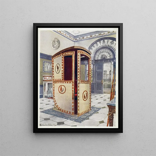 Edwin Foley - Painted and lacquered sedan chair with domed top.webp