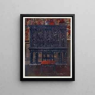 Edwin Foley - The Rubens cabinetof ebony carved Interior fittings inlaid and columns of tortoiseshell.webp
