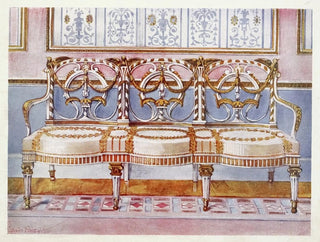 Edwin Foley - White gilt and painted settee.webp