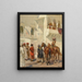 Prima della caccia - Edwin Lord Weeks — quadro incorniciato alla parete