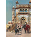 Davanti alla grande moschea Jami Masjid, Mathura, India - Edwin Lord Weeks — vista dell’opera
