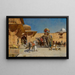 Abfahrt zur Jagd - Edwin Lord Weeks — gerahmtes Bild an der Wand