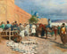 Café persiano, il venditore di ceramiche - Edwin Lord Weeks — vista dell’opera
