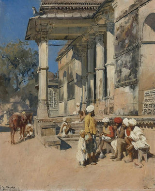 Edwin Lord Weeks - Portico Of A Mosque Ahmedabad.webp