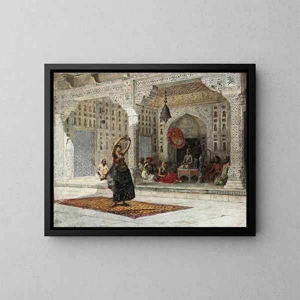 Le Nautch - Edwin Lord Weeks — gerahmtes Bild an der Wand