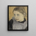 Fille - Eero Järnefelt — quadro incorniciato alla parete