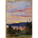 Reproduktion des Gemäldes Sonnenuntergang - Eero Järnefelt