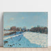 Riproduzione del dipinto Effet de Neige à Louveciennes - Alfred Sisley