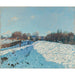Riproduzione del dipinto Effet de Neige à Louveciennes - Alfred Sisley