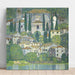 Reproduktion des Gemäldes Kirche in Cassone Landschaft mit Zypressen - Gustav Klimt