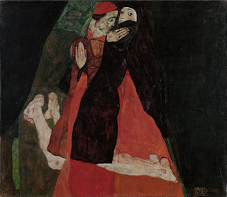Egon Schiele - Cardinal and Nun Caress.webp
