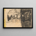 Disegno d'infanzia del treno - Egon Schiele — quadro incorniciato alla parete