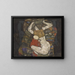 Junge Mutter - Egon Schiele — gerahmtes Bild an der Wand