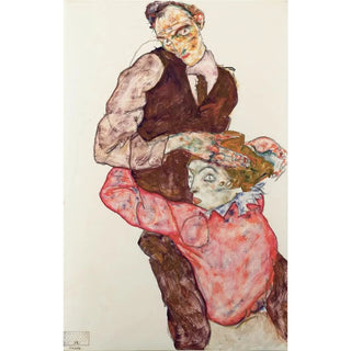 Egon Schiele - Lovers.webp