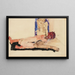 Coppia nudi - Egon Schiele — quadro incorniciato alla parete