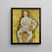 Victor Ritter von Bauer - Egon Schiele — gerahmtes Bild an der Wand
