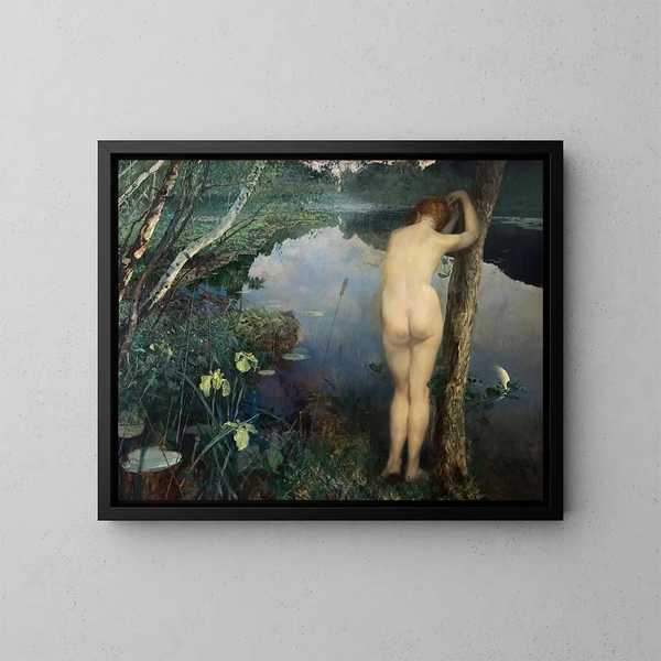 Notturno - Eilif Peterssen — quadro incorniciato alla parete