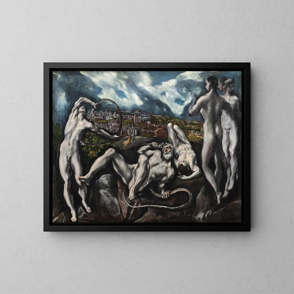 Laokoon - El Greco — gerahmtes Bild an der Wand