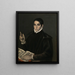 Portrait of a young man traditionally identified as Saint Louis de Gonzague - El Greco — framed artwork on a wall