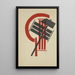 Internazionale - El Lissitzky — quadro incorniciato alla parete