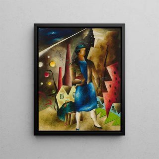 Eldzier Cortor - The Eviction.webp