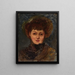 Portrait von Frau John Gellatly - Eleanor Greatorex — gerahmtes Bild an der Wand