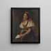 in folk costume - Elemér Halász-Hradil — framed artwork on a wall