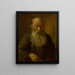 Old Man - Elemér Halász-Hradil — framed artwork on a wall