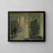 Il vestibolo del museo di Košice - Elemér Halász-Hradil — quadro incorniciato alla parete