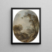 Landschaft mit Kamin - Elias Martin — gerahmtes Bild an der Wand