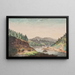 Yellow River in the Diocese of Trondheim - Elias Meyer — framed artwork on a wall