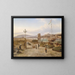 Ansicht auf Buda - Elias Pieter van Bommel — gerahmtes Bild an der Wand