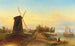 Mulino ad acqua vicino ad Amsterdam - Elias Pieter van Bommel — vista dell’opera
