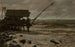 Cabane de pêche près de la jetée, Viareggio, Italie - Elihu Vedder — Ansicht des Kunstwerks