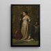 Fille avec un luth - Elihu Vedder — quadro incorniciato alla parete