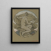 Gloire du matin - Elihu Vedder — gerahmtes Bild an der Wand