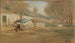 Figur am Straßenrand mit Regenschirm - Elihu Vedder — Ansicht des Kunstwerks