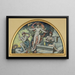 Studio per l'Anarchia - Elihu Vedder — quadro incorniciato alla parete