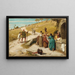 Die Fabel des Müller, seines Sohnes und des Esels Nr. 2 - Elihu Vedder — gerahmtes Bild an der Wand